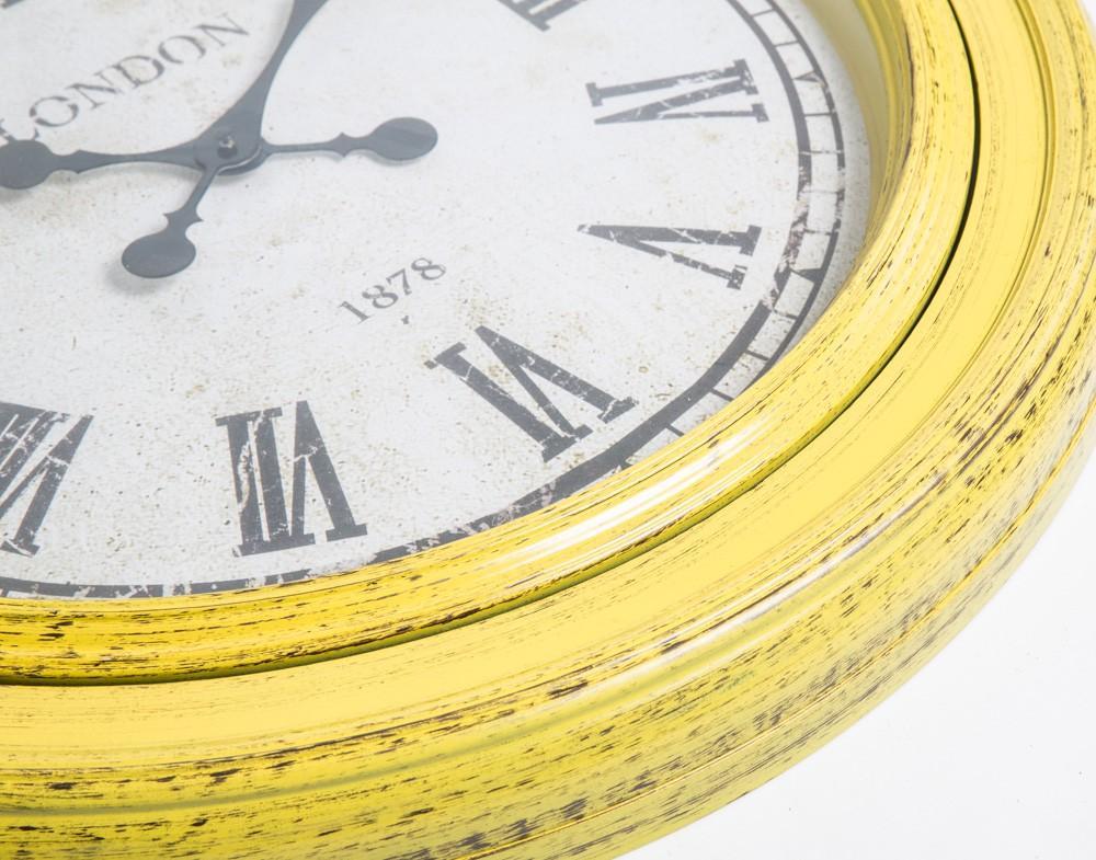 Round Clock London Roman Numerals-abc