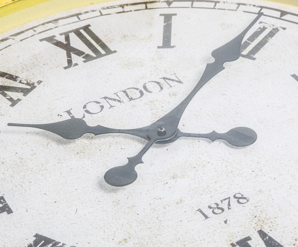 Round Clock London Roman Numerals-abc