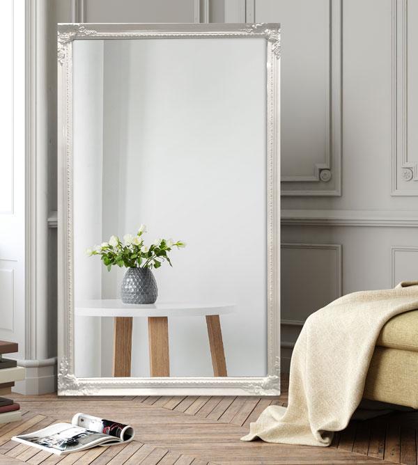 Hannah Ornate Mirror Black & White-abc