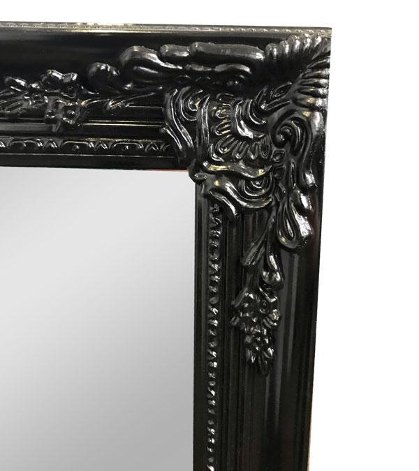 Hannah Ornate Mirror Black & White-abc