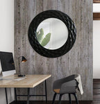 Hudson Mirror Black-abc