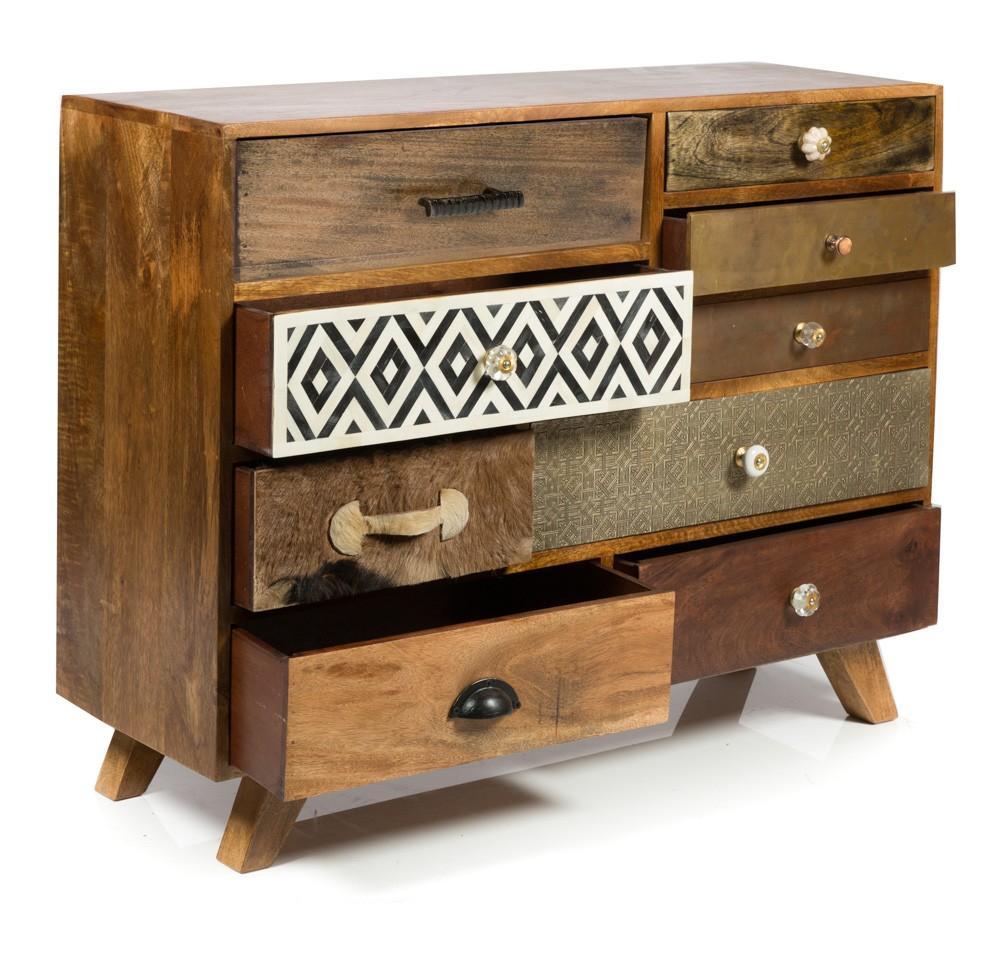 Infinity Wooden 9 Drawer Sideboard-abc