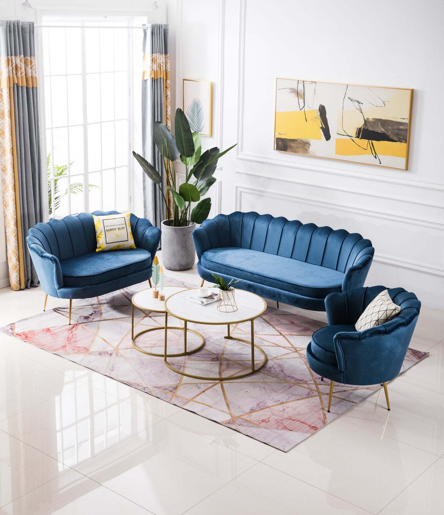 Murcia 2 Seater Navy-abc