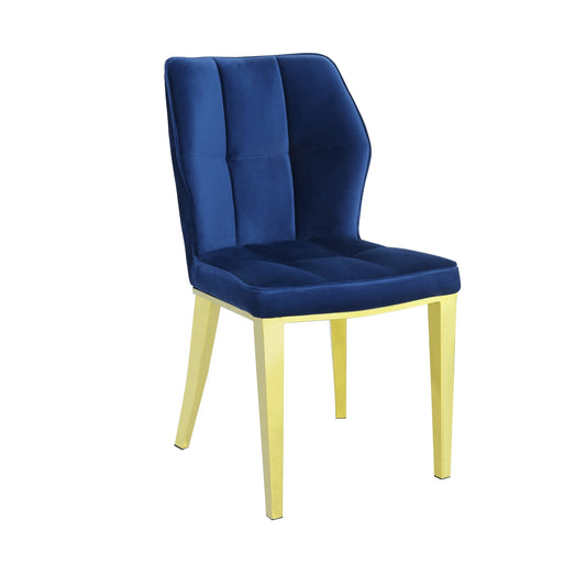 Ghibli Dining Chair Gold/Navy (Set of 2)-abc