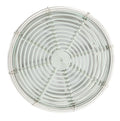 Rattan Round Coffee Table with Glass-abc
