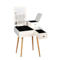 Retro Makeup Table White-abc