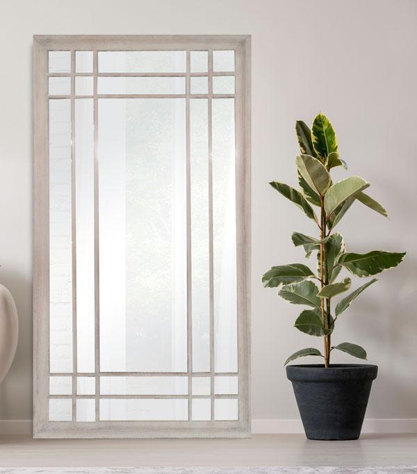 Edward Window Mirror Brushed Wood-abc