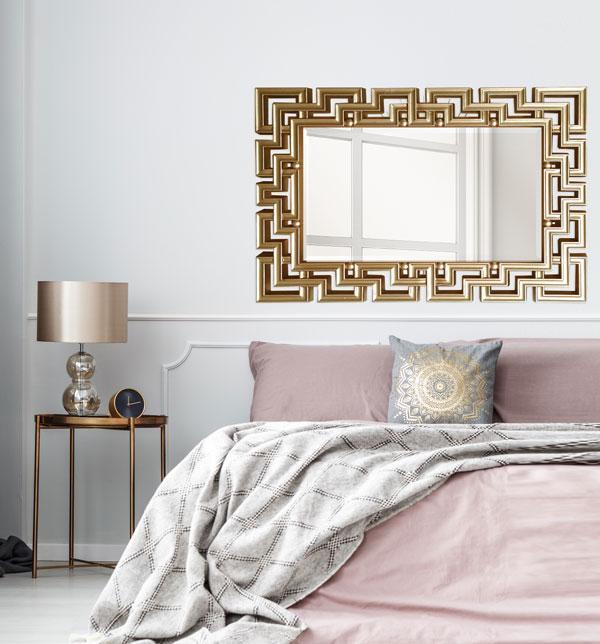 Serena Wall Mirror Country Gold-abc