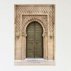 Moroccan Escape Framed Canvas Champagne Colour-abc
