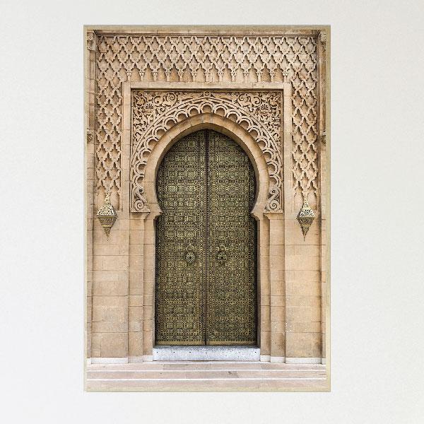 Moroccan Escape Framed Canvas Champagne Colour-abc