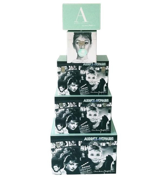 Audrey Hepburn Set of 5 Trunk Set-abc