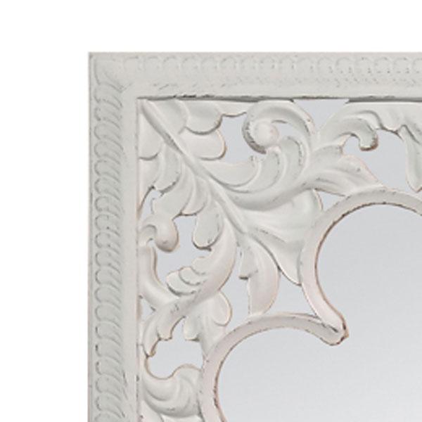 Jamila Mirror Matt White-abc