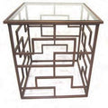 Joel Bronze Finish (Metal) Side Table-abc