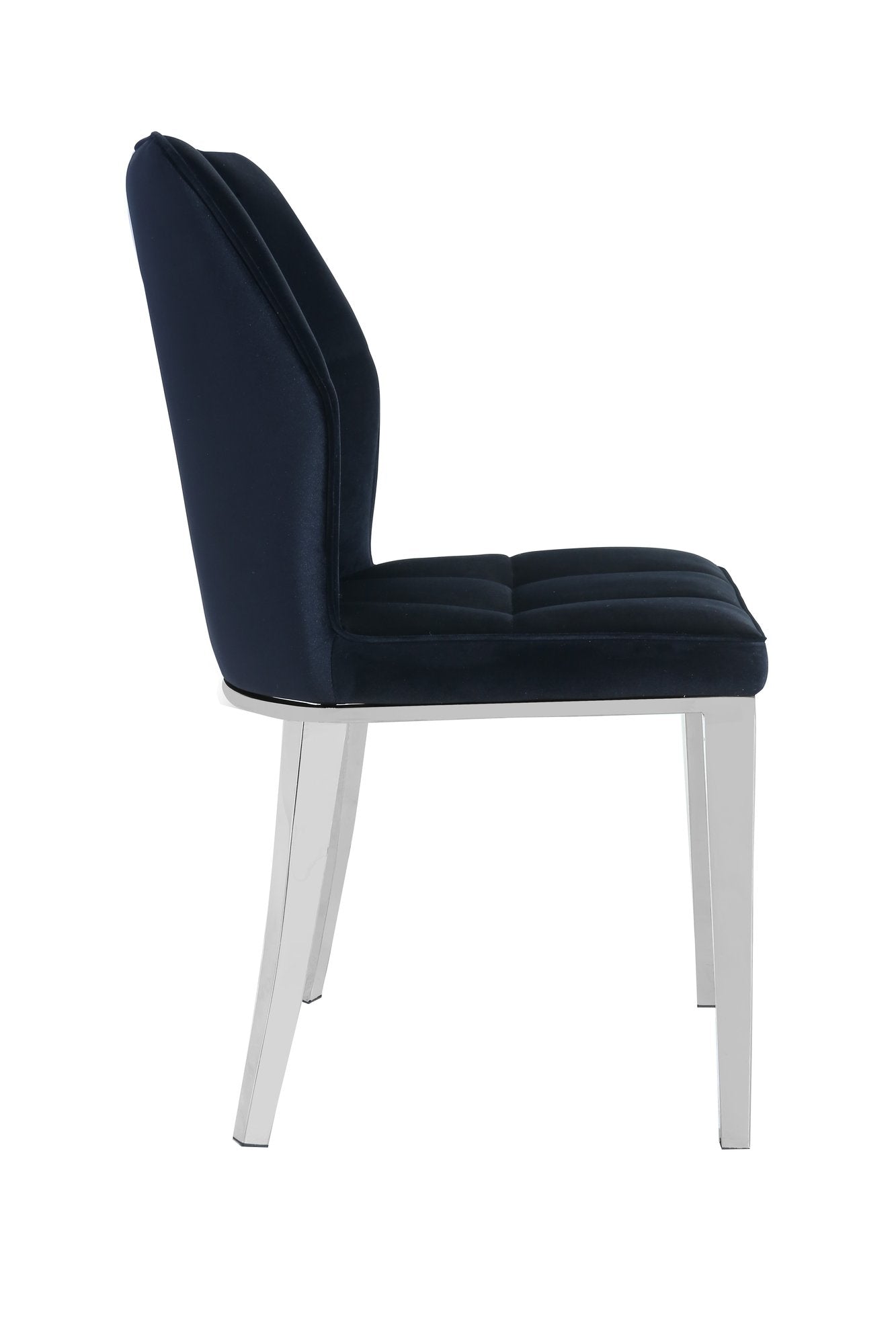 Ghibli Dining Chair Silver/Black (Set of 2)-abc