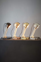 Karl - Brass - Domed Head Adjustable Table lamp-abc
