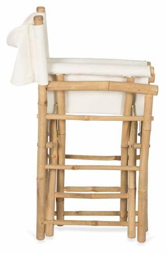 Bamboo Directors Chair with Canvas-abc