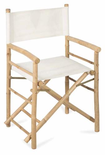 Bamboo Directors Chair with Canvas-abc