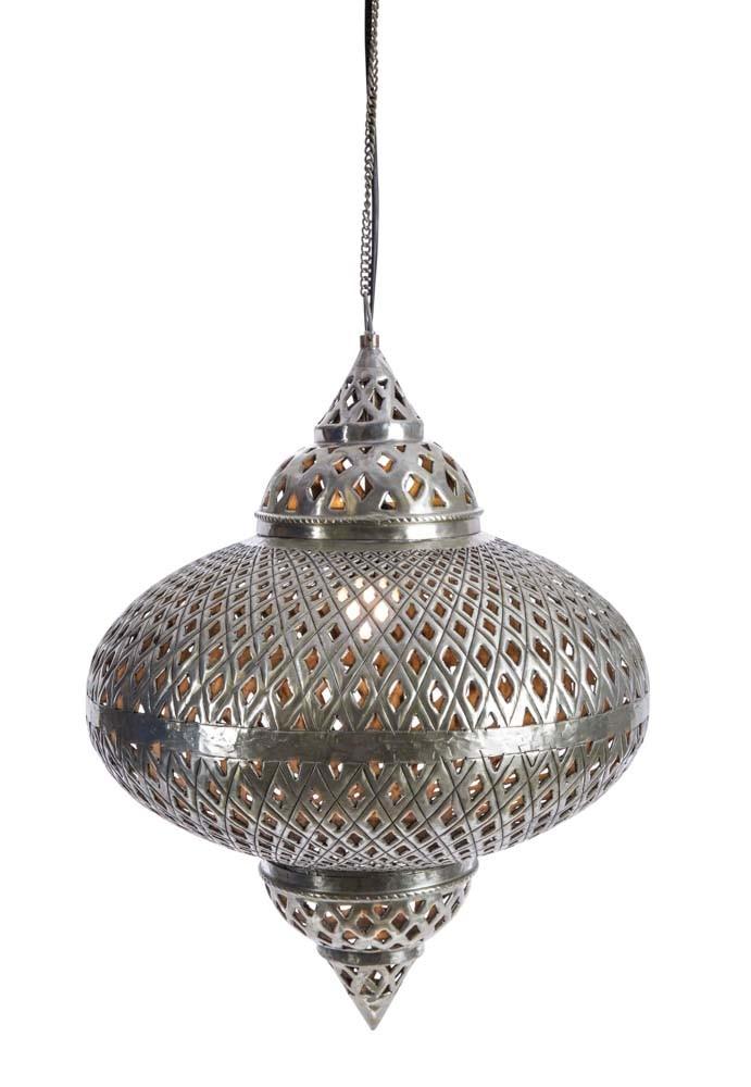 Aluminium Hanging Lamp-Wide Shell Shaped Chain Length 63cm-abc