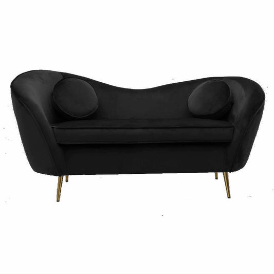 Vieste 2 Seater Sofa - Black-abc