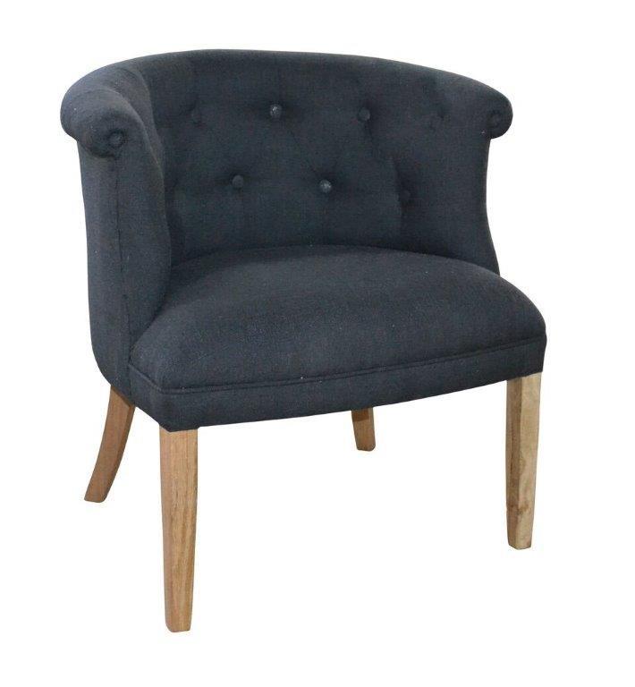 Luna Chair - Charcoal Linen-abc