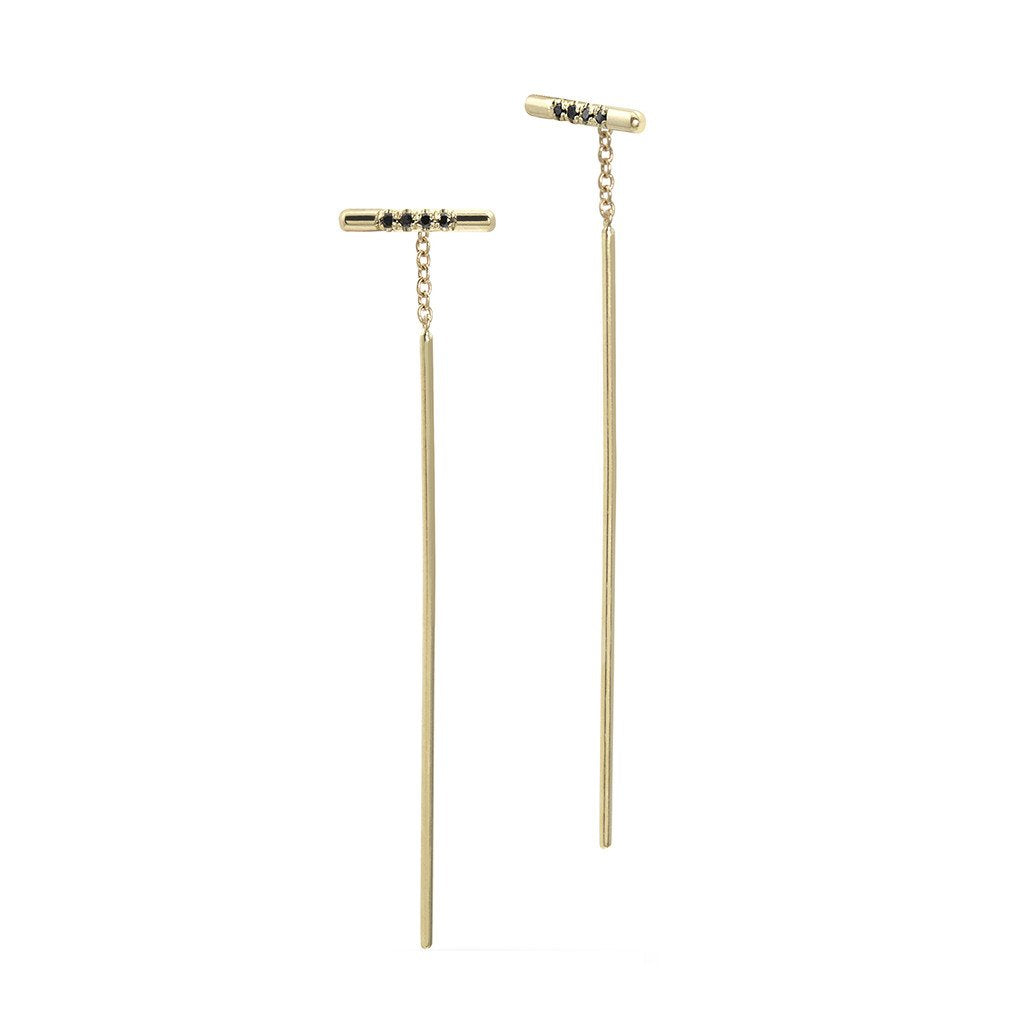 PAVÉ LINEA THREADER, BLACK DIAMOND-abc