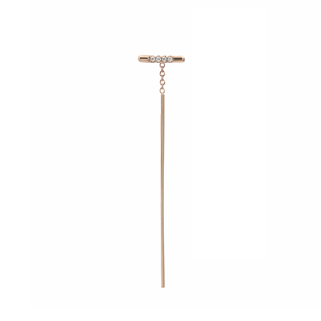 PAVÉ LINEA THREADER, WHITE DIAMOND-abc