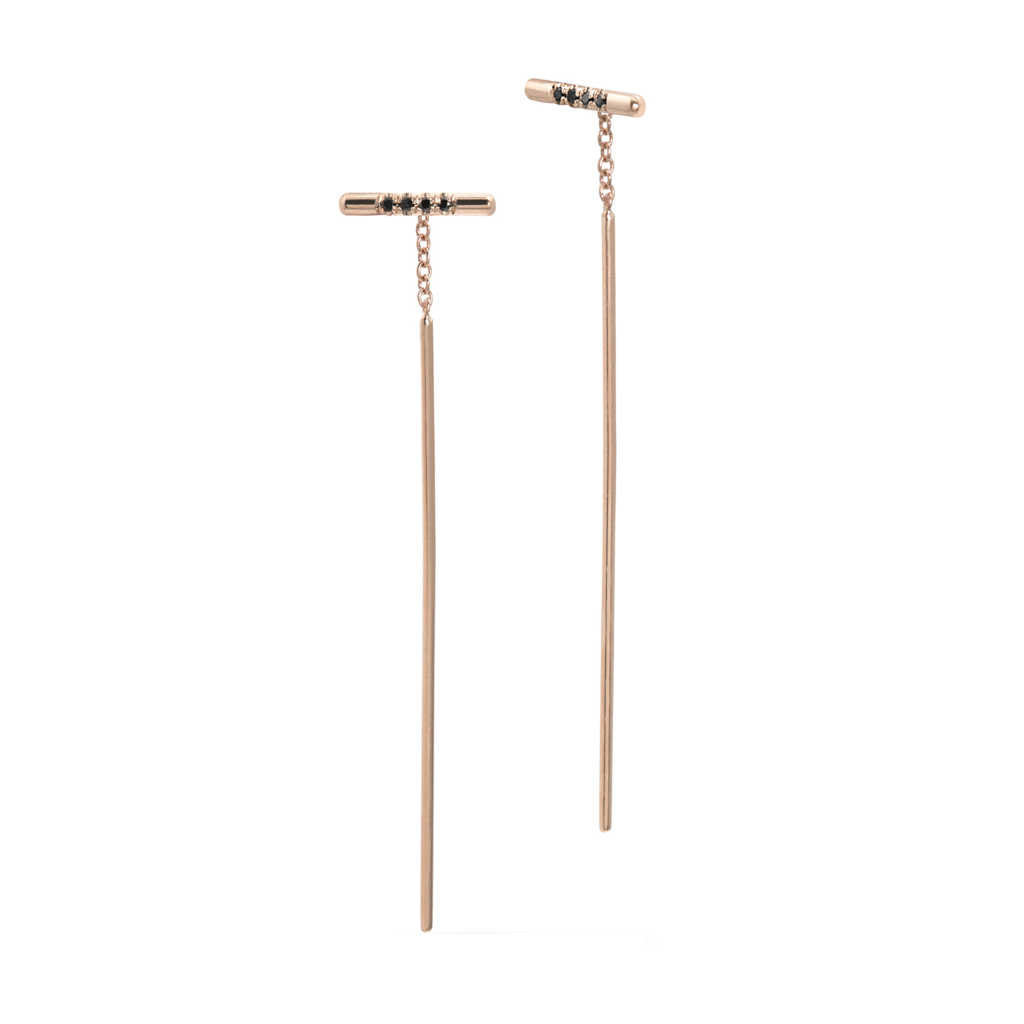 PAVÉ LINEA THREADER, BLACK DIAMOND-abc