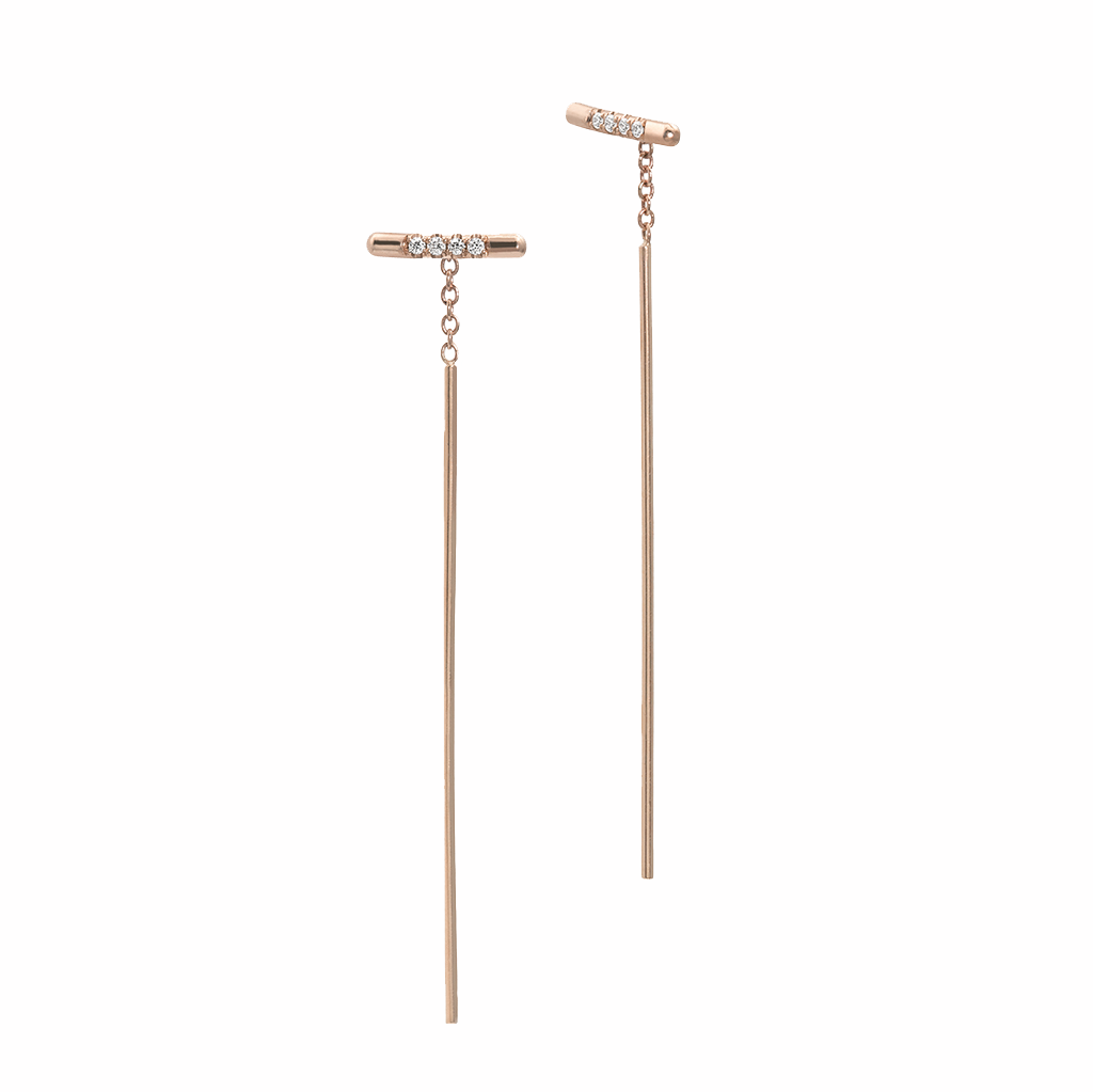 PAVÉ LINEA THREADER, WHITE DIAMOND-abc