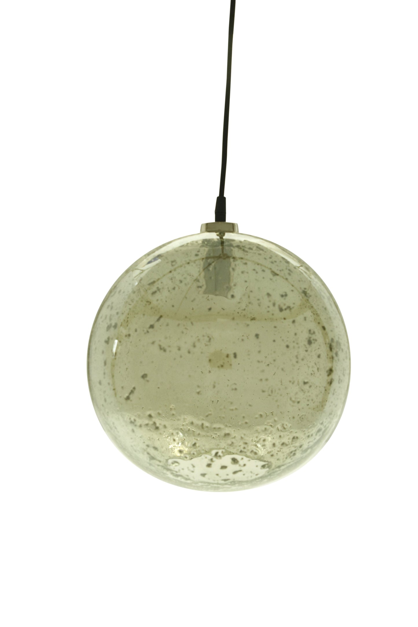 Lustre Ball - Pale Green - Stone Effect Glass Ball Pendant Light-abc