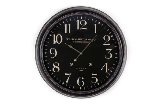 William Sutton London Wall Clock - Iron-abc