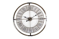 Roman Numeral Mesh Wall Clock - Iron-abc