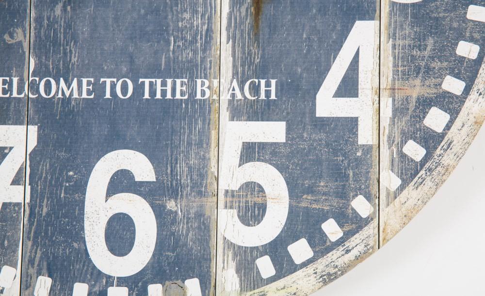 60cm Decor Wall Clock Wood Stripe-abc