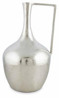 Aluminium Long Neck Vase with Handle Small-abc