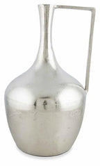 Aluminium Long Neck Vase with Handle Small-abc