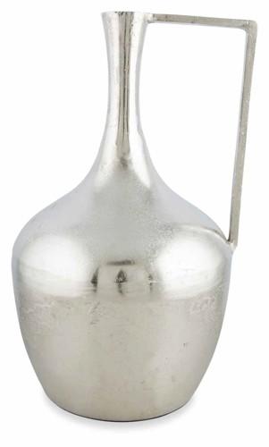 Aluminium Long Neck Vase with Handle Small-abc