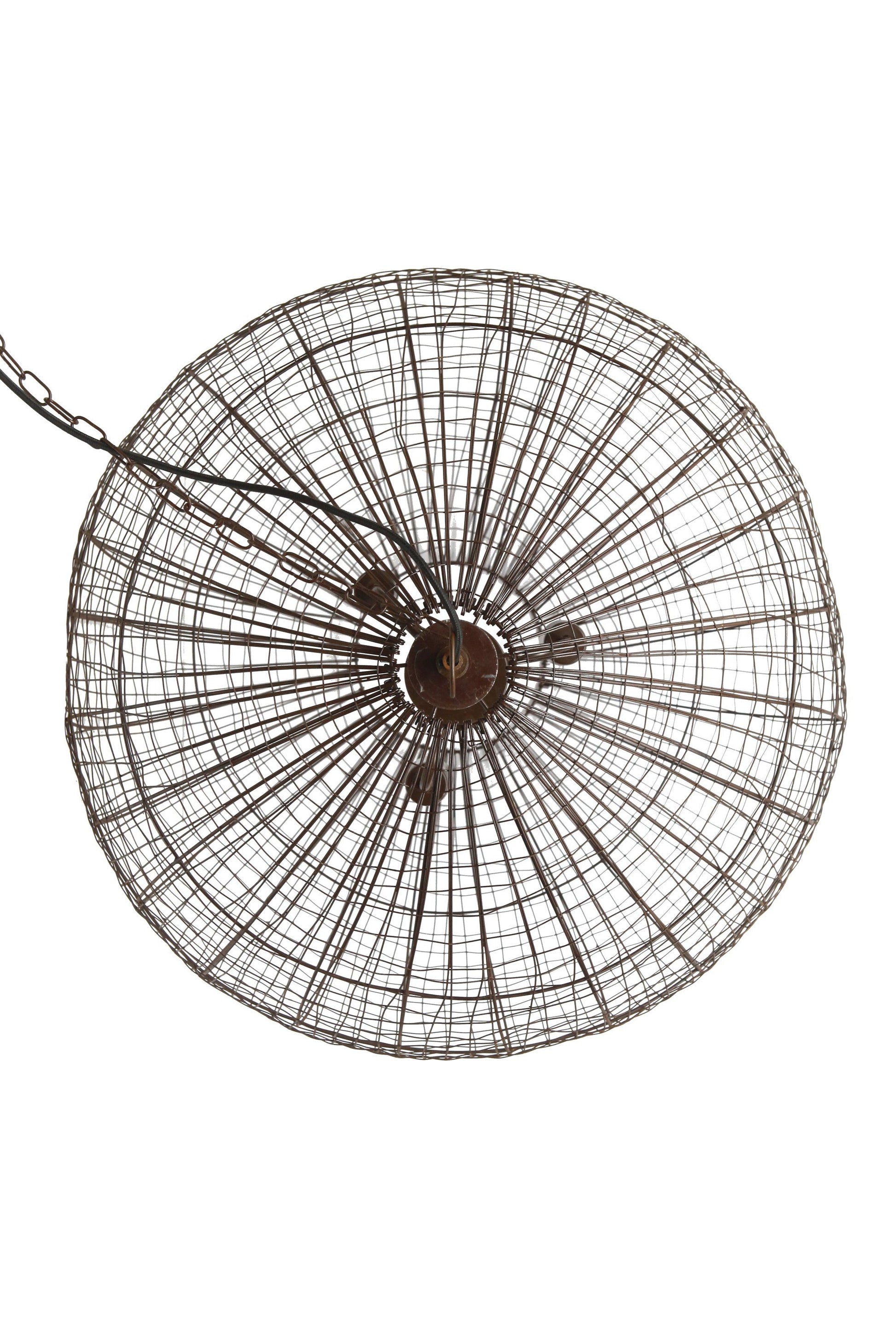 Cray Ball Large - Antique Copper - Wire Weave Ball Pendant Light-abc