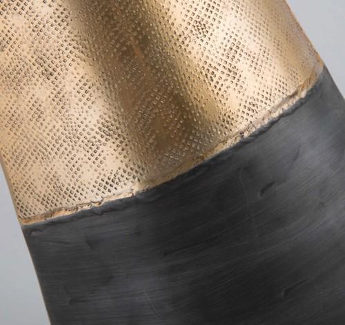 Aluminium Welding Tall Tapering Vase Medium-abc