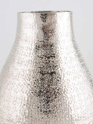 Aluminium Milti Hammer Round Bottle Vase Small-abc