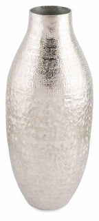 Aluminium Milti Hammer Round Bottle Vase Small-abc