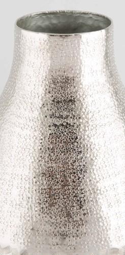Aluminium Milti Hammer Round Bottle Vase Large-abc