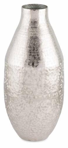 Aluminium Milti Hammer Round Bottle Vase Large-abc