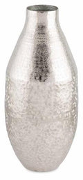 Aluminium Milti Hammer Round Bottle Vase Large-abc
