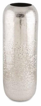 Aluminium Multi Hammer Tall Oblong Vase Small-abc