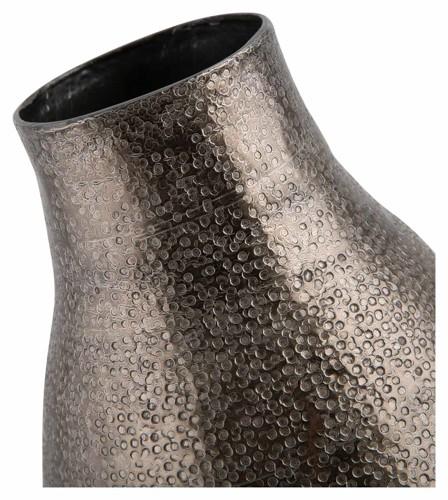 Aluminium Milti Hammer Round Bottle Vase Small-abc