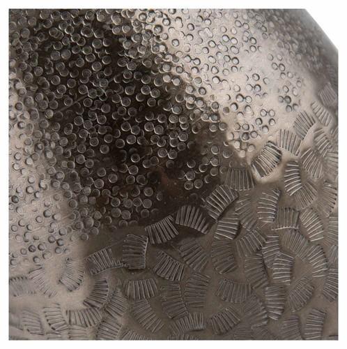 Aluminium Milti Hammer Round Bottle Vase Small-abc
