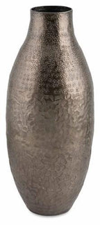 Aluminium Milti Hammer Round Bottle Vase Small-abc