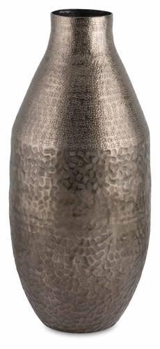 Aluminium Milti Hammer Round Bottle Vase Small-abc