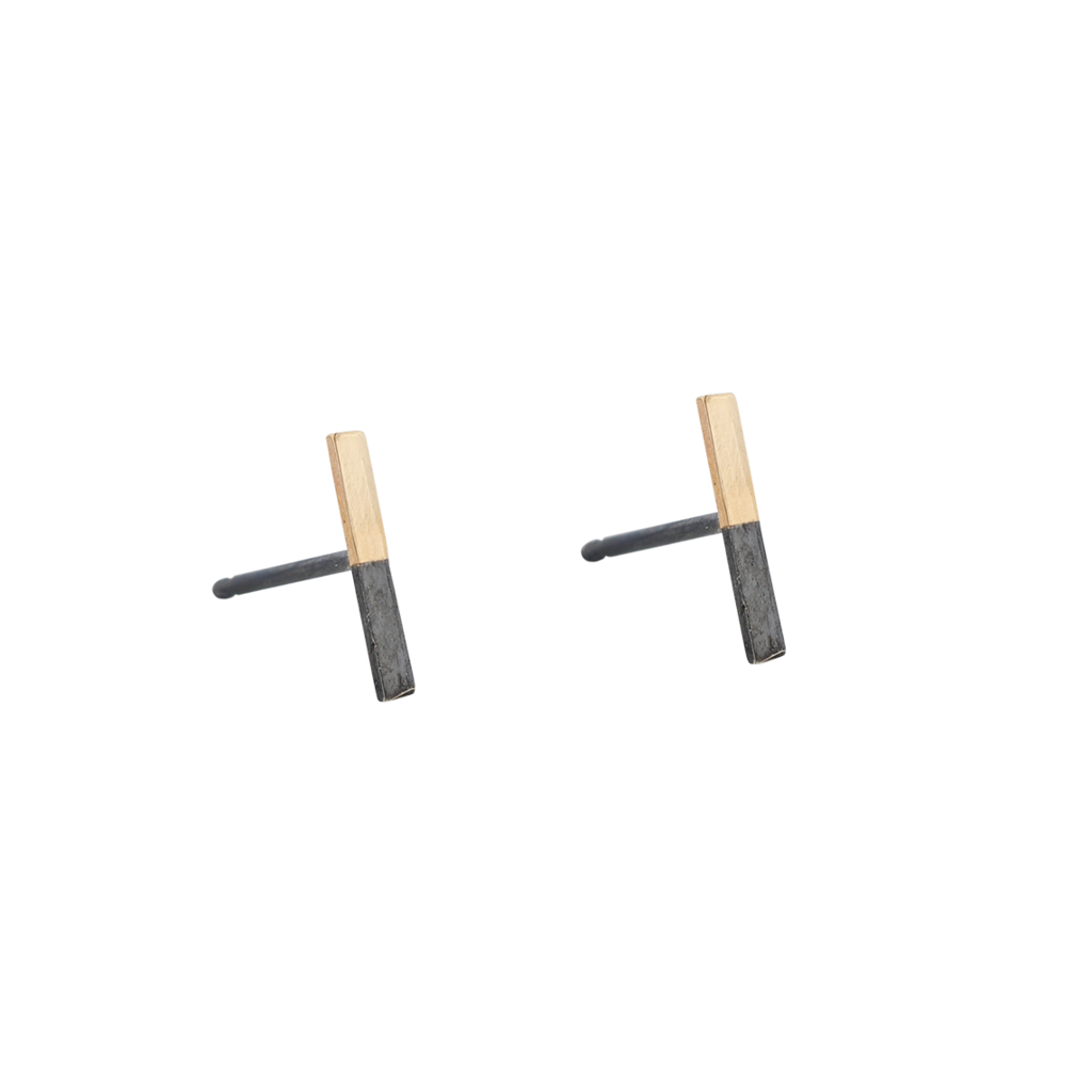 MIXED METAL SINGLE STUD-abc