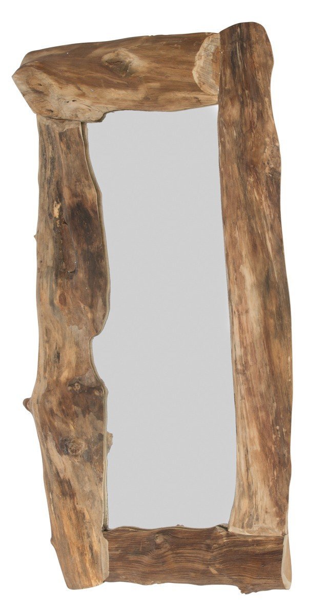 Java Teak Antique Wood Mirror-abc
