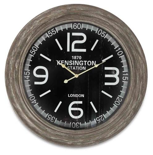 Kensington Wooden Wall Clock-abc
